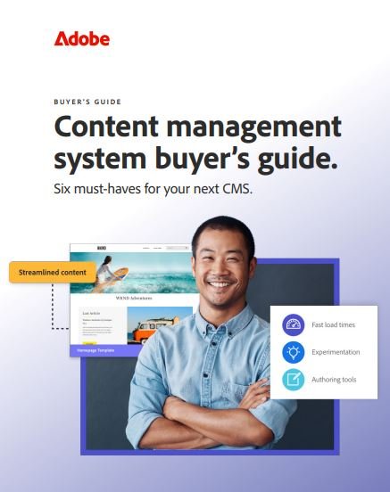 Content management system buyer’s guide.