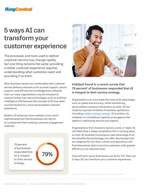 5 ways AI can transform your customer experience