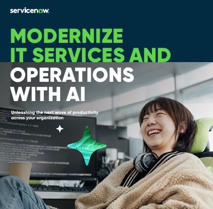 MODERNIZE IT SERVICES AND OPERATIONS WITH AI