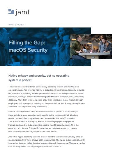 Filling the Gap: macOS Security