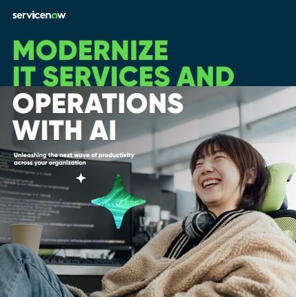MODERNIZE IT SERVICES AND OPERATIONS WITH AI