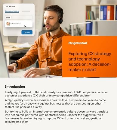 Exploring CX strategy and technology adoption: A decisionmaker’s chart