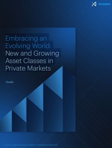 Embracing an 
Evolving World: 
New and Growing 
Asset Classes in 
Private Markets