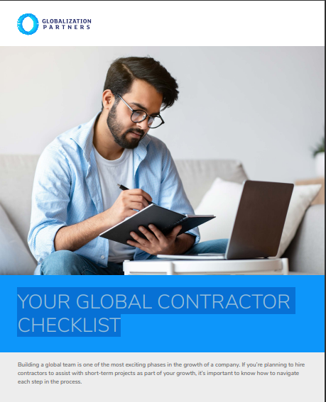 YOUR GLOBAL CONTRACTOR CHECKLIST