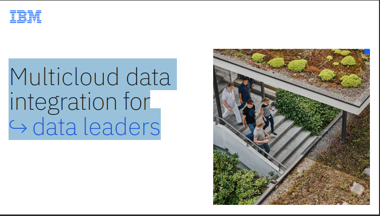 Multicloud data 
integration for
? data leaders
