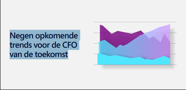 Negen opkomende 
trends voor de CFO 
van de toekomst