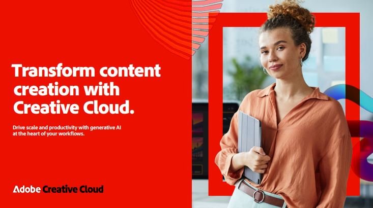 Transform content creation with Creative Cloud.