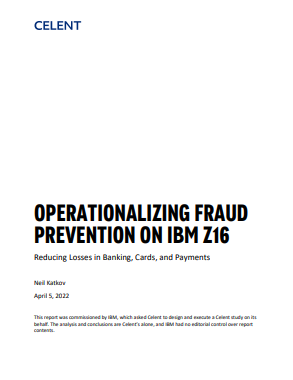 OPERATIONALIZING FRAUD 
PREVENTION ON IBM Z16
