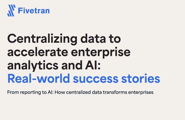 Centralizing data to accelerate enterprise analytics and AI: