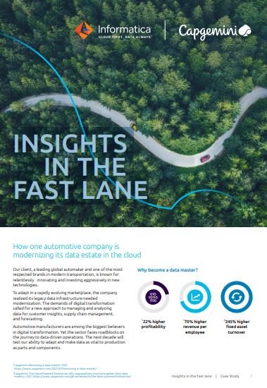 INSIGHTS IN THE FAST LANE