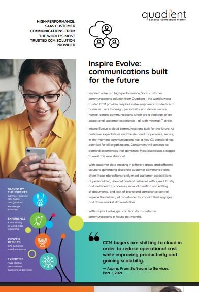 Inspire Evolve: communications built for the future