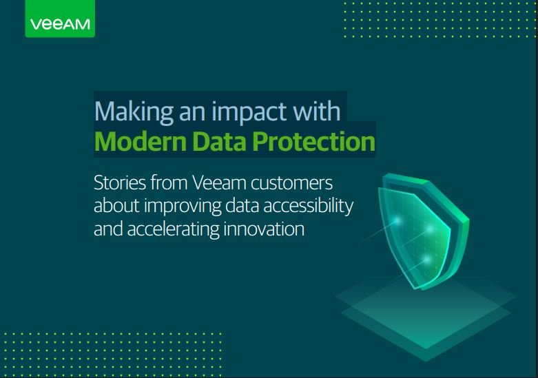 Making an impact with Modern Data Protection