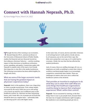 Connect with Hannah Neprash, Ph.D.