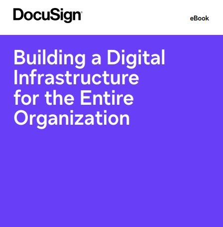 Building a digital infrastructure for the entire organization