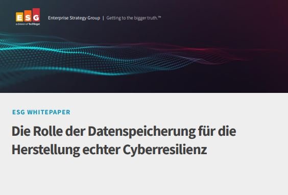 Die Rolle der Datenspeicherung für die Herstellung echter Cyberresilienz
