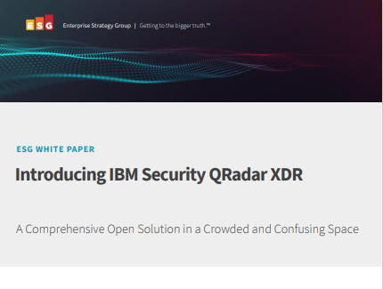 Introducing IBM Security QRadar XDR