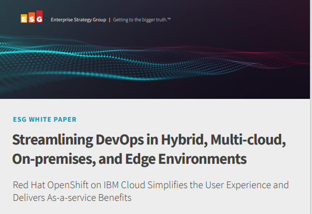 Streamlining DevOps in Hybrid? Multi?cloud? On?premises? and Edge Environments